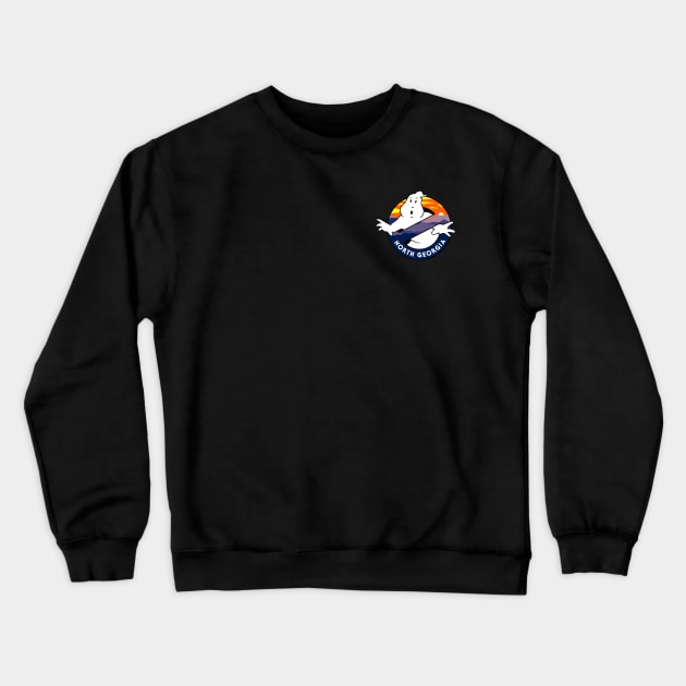 North Georgia Ghostbusters small logo upper right corner Crewneck Sweatshirt by NGGB